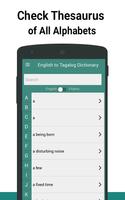 برنامه‌نما English to Tagalog Dictionary عکس از صفحه