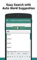 English to Tagalog Dictionary Cartaz
