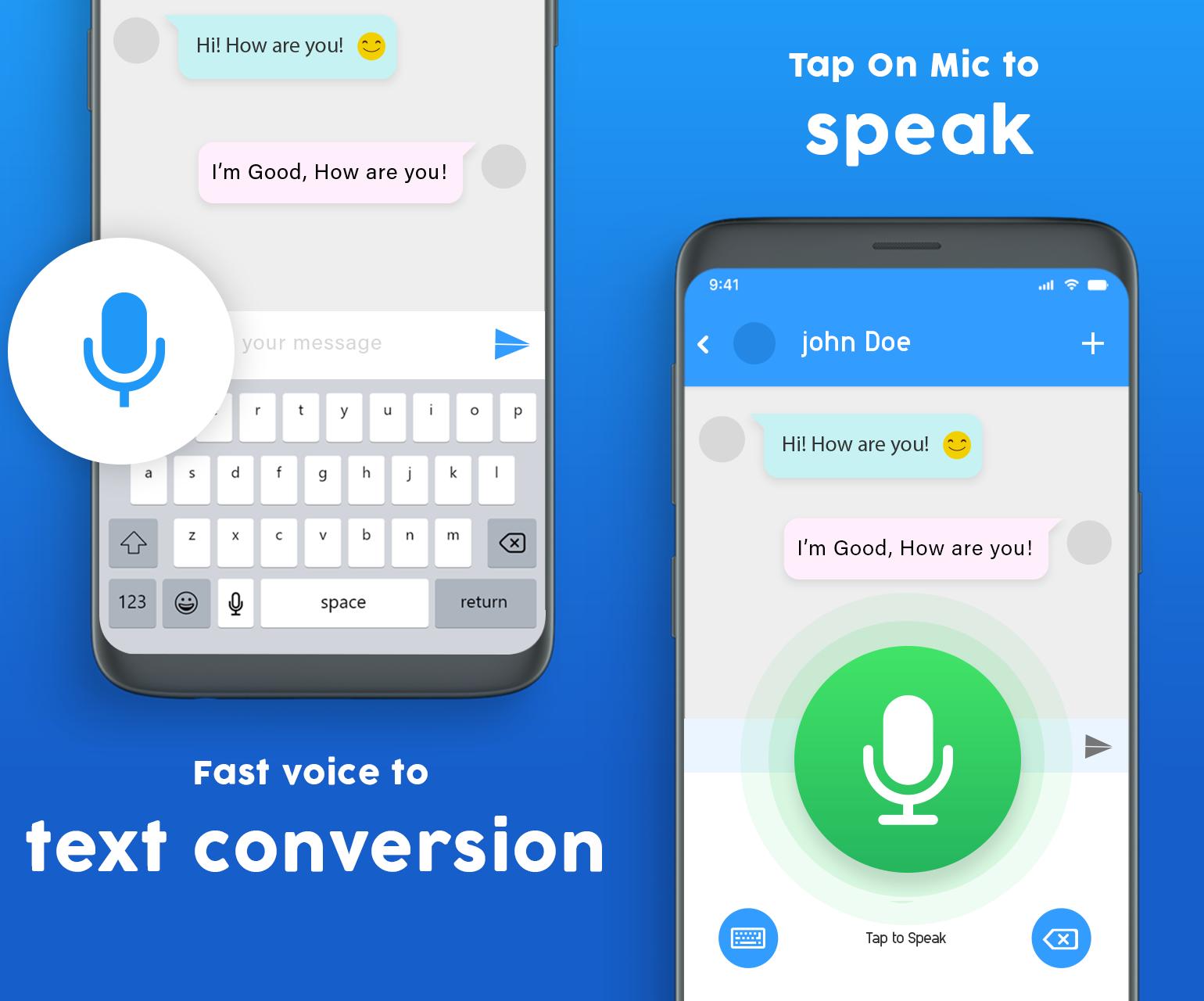 Stem Typen Toetsenbord-Spraak naar tekst convertor APK voor Android Download