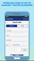 ReadToMe Teacher Dashboard पोस्टर