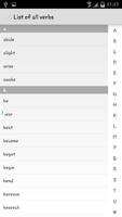 English Irregular Verbs ภาพหน้าจอ 1