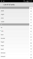 برنامه‌نما English Irregular Verbs عکس از صفحه