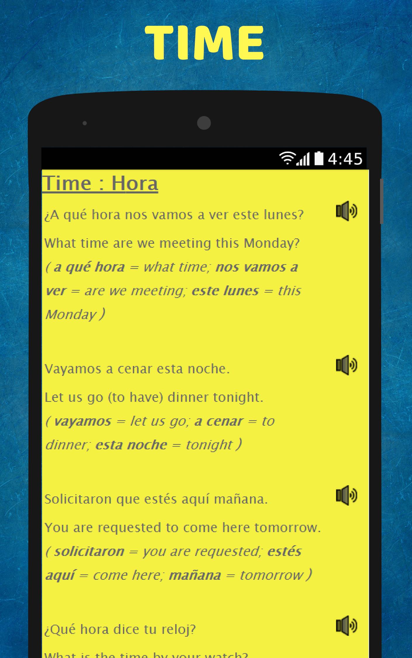 Start Learning Spanish Immediately: Spoken Spanish for Android - APK  Download