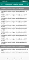 5000 Common English Words poster