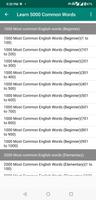 5000 Common English Words โปสเตอร์