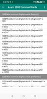 5000 Common English Words 海報