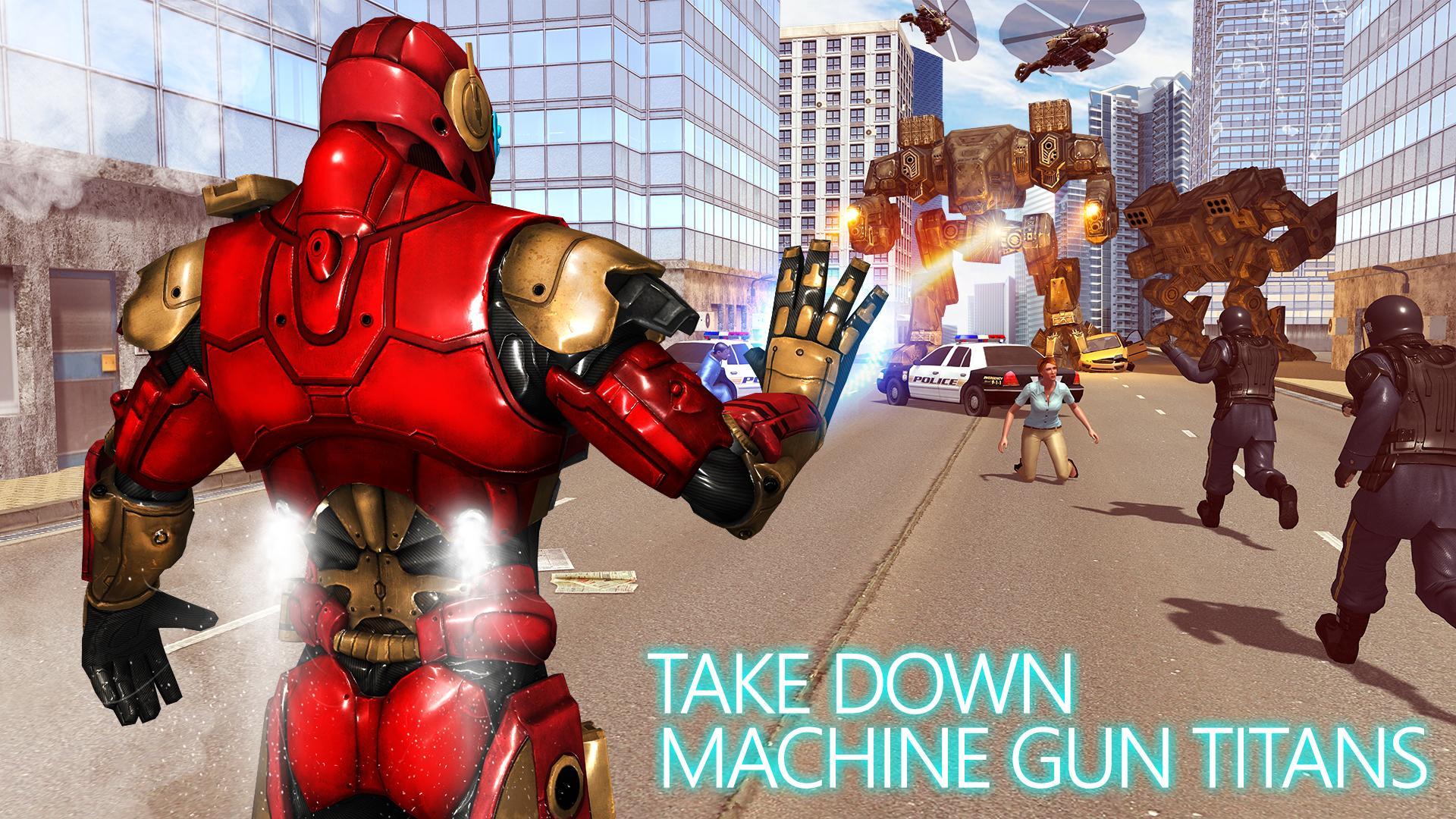 Heroe Hierro Ciudad De Rescate Flying Robot Games For Android Apk Download - sobreviviendo al ataque de titanes roblox titan