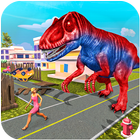 Dinosaure Jeux Ville Carnage icône