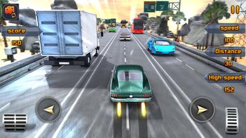 Jalan raya mobil Balap Game 3D screenshot 2