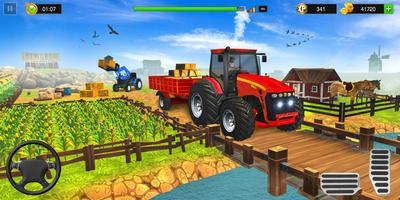 Tractor Farm Simulator Games captura de pantalla 1