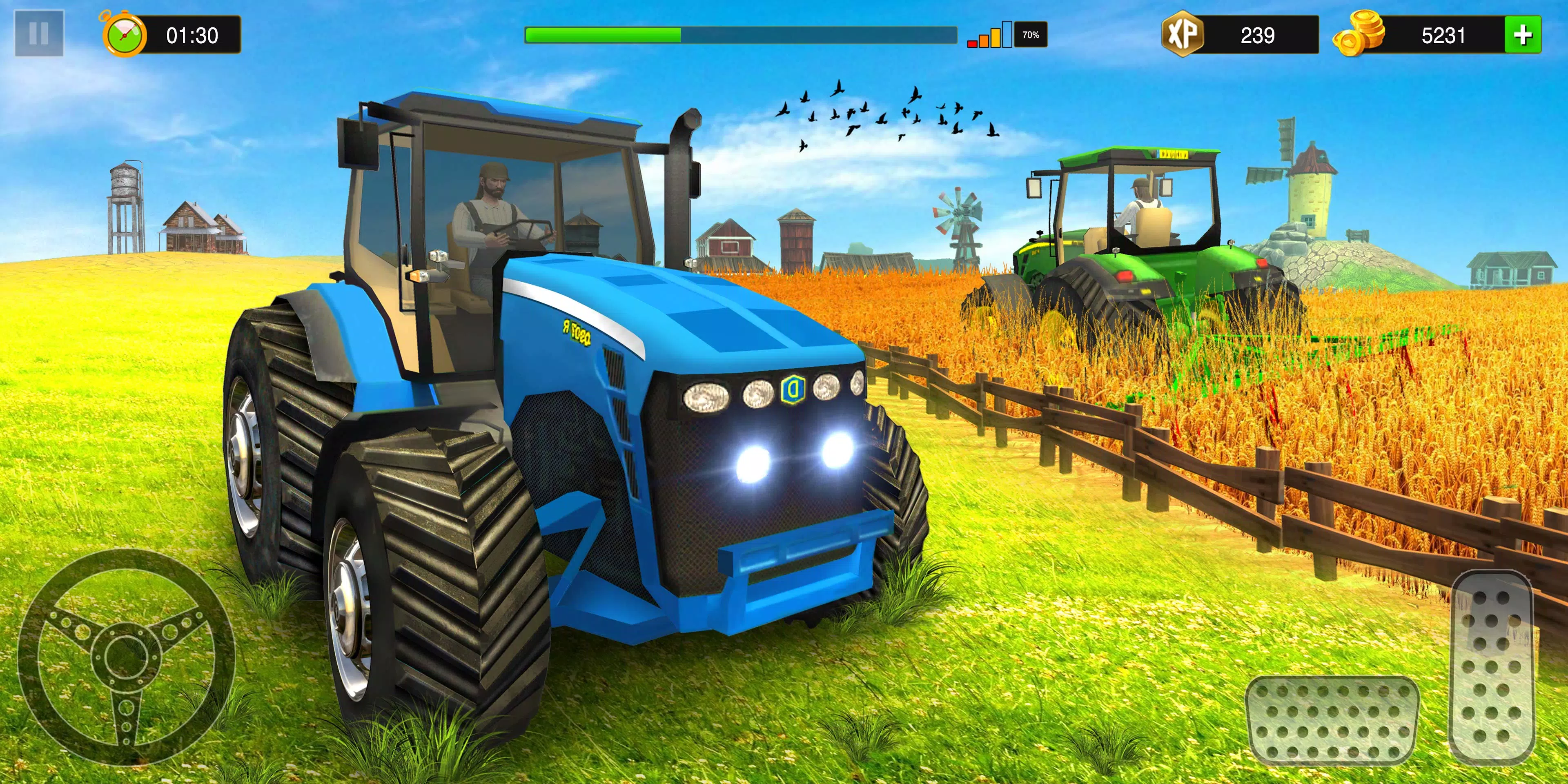 Download do APK de Trator Agrícola Simulador 2019: Village Farming 3D para  Android