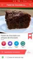 Recetas de chocolate captura de pantalla 1