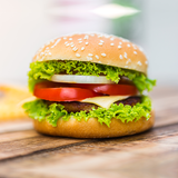 Hamburguesas y pizza recetas icono