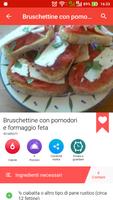 1 Schermata Ricette per hamburger e pizza