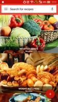 Recettes de livres de cuisine Affiche