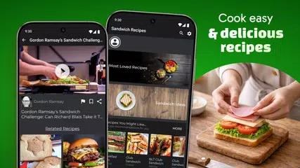 Sandwich-Rezepte: Kochbuch-App XAPK Herunterladen