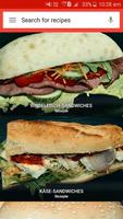 Sandwich-Rezepte Plakat