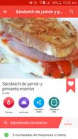 Recetas De Sándwich captura de pantalla 2