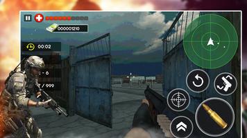 Army Sniper Strike Cover Fire FPS Elite shooting poster