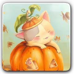 Pumpkin Kitten Wallpaper Free APK download