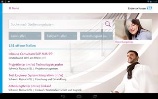 Endress+Hauser Karriere App imagem de tela 3