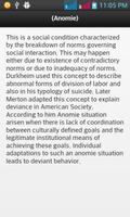 sociology Terms Dictionary captura de pantalla 2