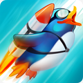 Learn 2 Fly: upgrade penguin games-flying up 🐧