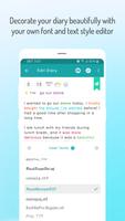 برنامه‌نما POPdiary+ : diary, journal عکس از صفحه