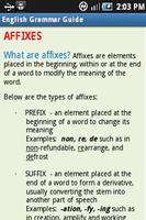 English Grammar Guide capture d'écran 3