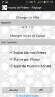 Horaires de prières musulmans ảnh chụp màn hình 2