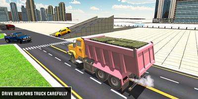 Truck Driver Miami City Crime Simulator imagem de tela 2