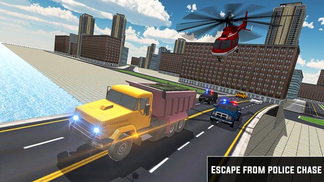 Truck Driver Miami City Crime Simulator screenshot 3