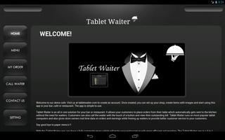 Tablet Waiter Affiche