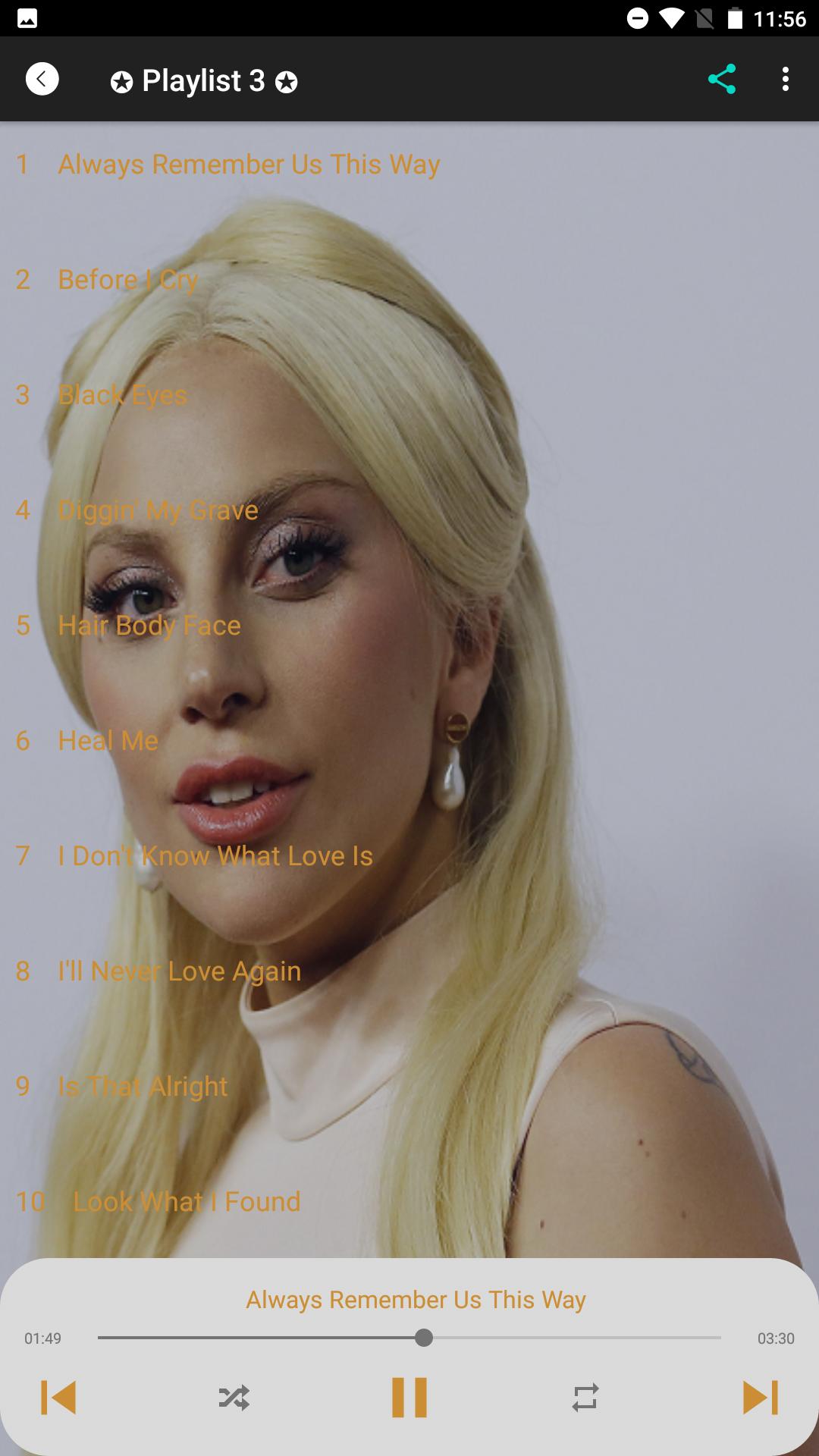Lady Gaga Songs Offline APK pour Android Télécharger