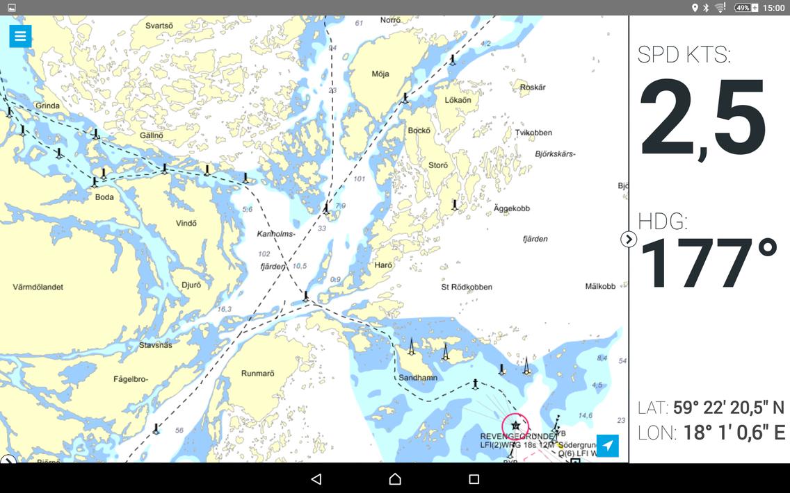 Eniro På sjön - Gratis sjökort for Android - APK Download