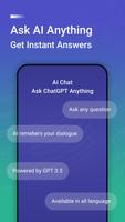 AI-Chat – Fragen Sie AI alles Plakat