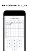 100 Square Calc: Add & Mul poster