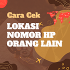 Cek Lokasi Nomor HP Orang Lain ไอคอน