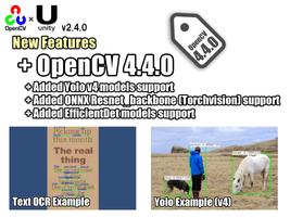 1 Schermata OpenCV for Unity Example
