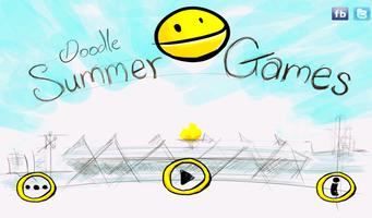 Doodle Summer Games Free Affiche