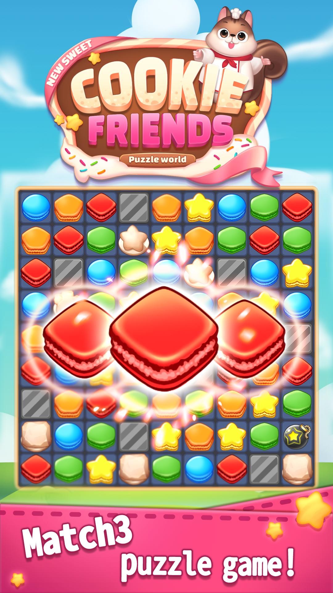 skjorte lærebog offer New Sweet Cookie Friends: Puzzle World for Android - APK Download