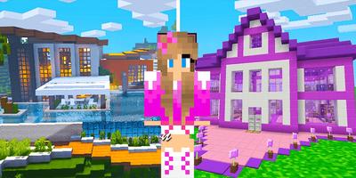 Barbie Pink - Maps House poster