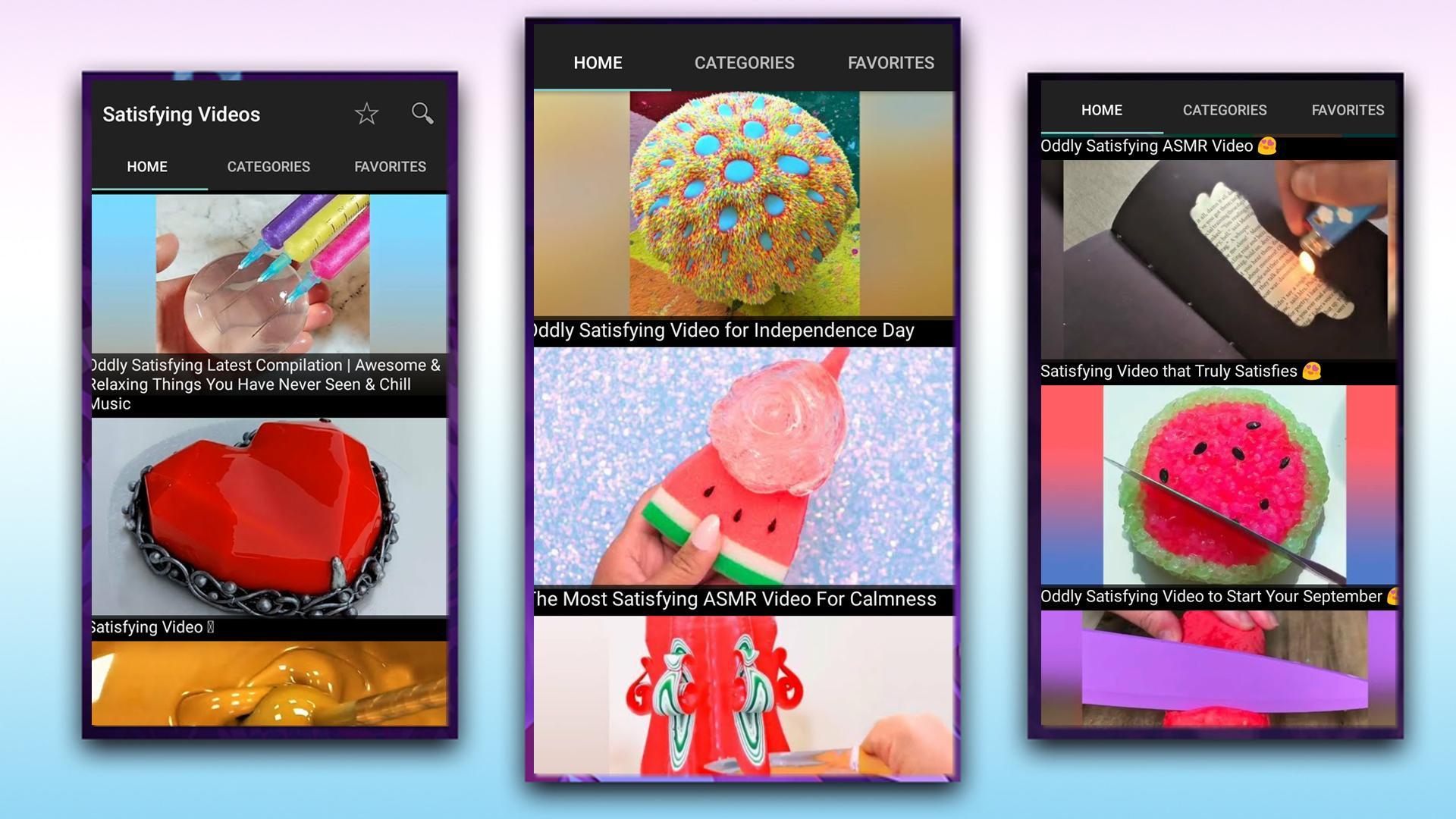 Oddly Satisfying Videos Relaxing Videos For Android Apk Download