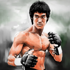 Infographic and Top Quotes by Bruce Lee أيقونة