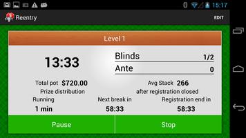 Poker Timer imagem de tela 3