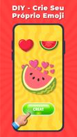 Criador de Emojis: Emoji Unico Cartaz