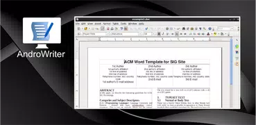 AndroWriter document editor
