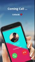 Fake call from cellat36 📱 Chat + video call capture d'écran 1