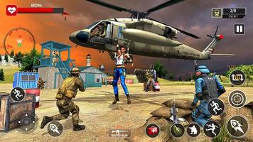 Squad Fire Game Fps Gun Games स्क्रीनशॉट 2