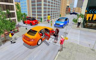 Taxi Car Popular Grand City Dr Drive 3D plakat